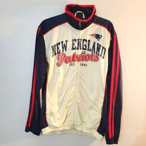 Men's Medium New England Patriots full zip lightweight jacket